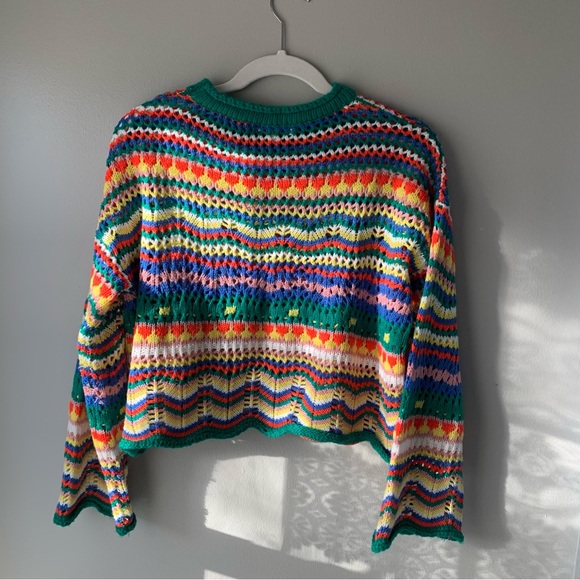 VRG GRL A New Direction Knit in Green Multi - Picture 2 of 5